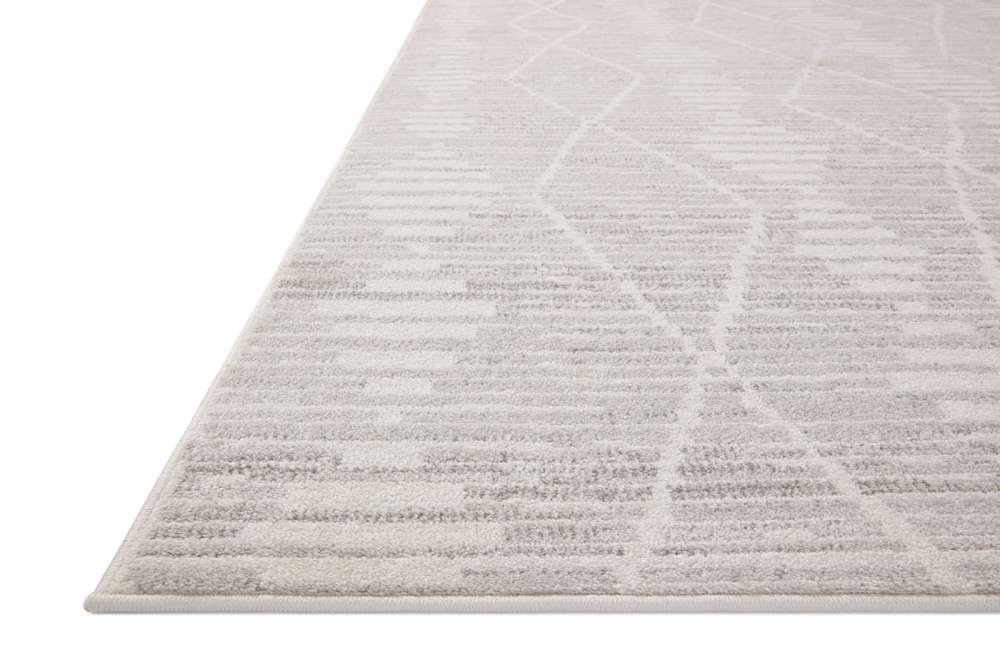 Loloi - Kamala Ivory / Silver 6-7in x 9-6in Area Rug - KAMAKAM-02IVSI6796 veiw 3