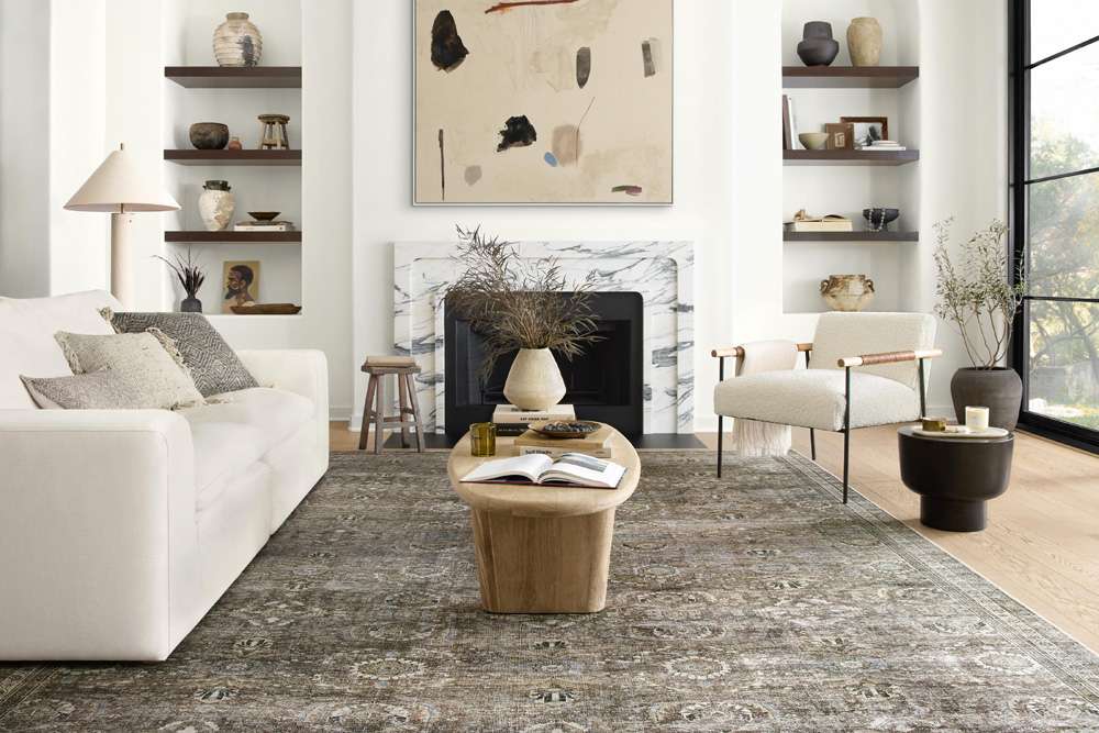 Loloi - Layla Antique / Moss 2-0in x 5-0in Accent Rug - LAYLLAY-13ANMO2050 veiw 4