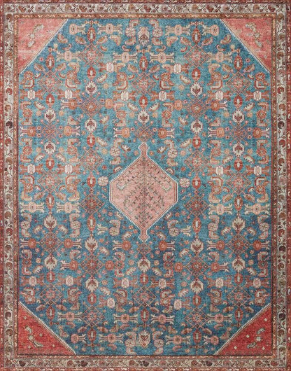 Loloi - Layla Marine / Clay 2-0in x 5-0in Accent Rug - LAYLLAY-10NNCG2050 veiw 1