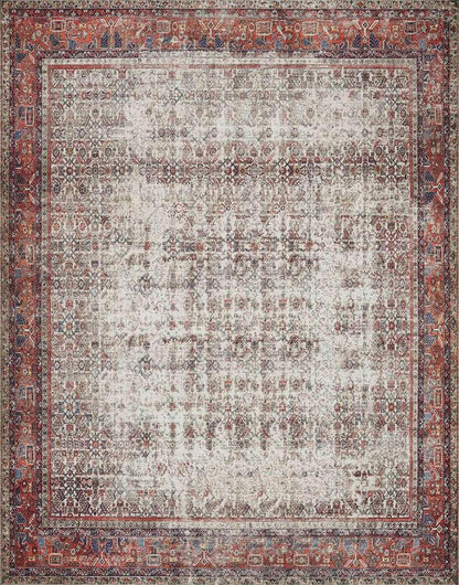Loloi - Layla Ivory / Brick 2-3in x 3-9in Accent Rug - LAYLLAY-12IVBK2339 veiw 1
