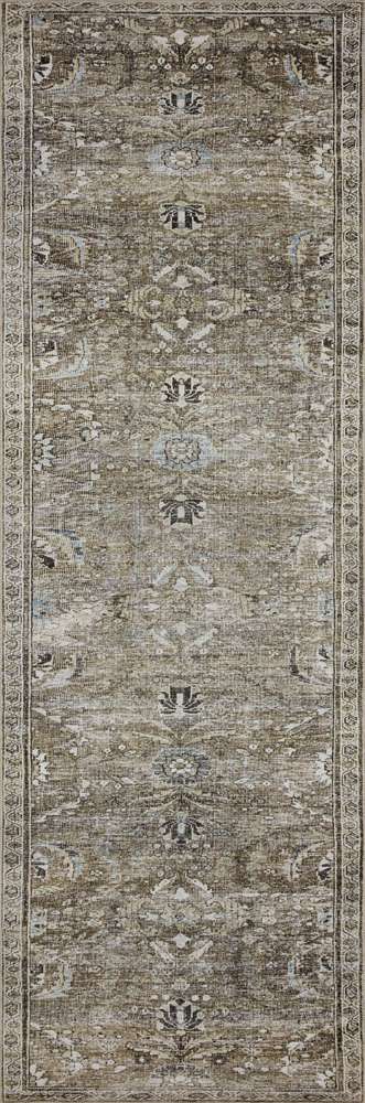 Loloi - Layla Antique / Moss 2-6in x 7-6in Runner Rug - LAYLLAY-13ANMO ...