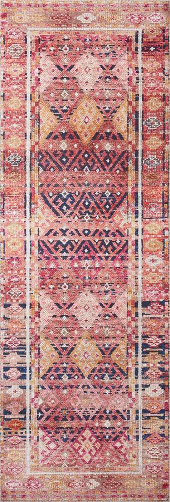 Loloi - Layla Magenta / Multi 2-6in x 9-6in Runner Rug - LAYLLAY-15XMML2696 veiw 1
