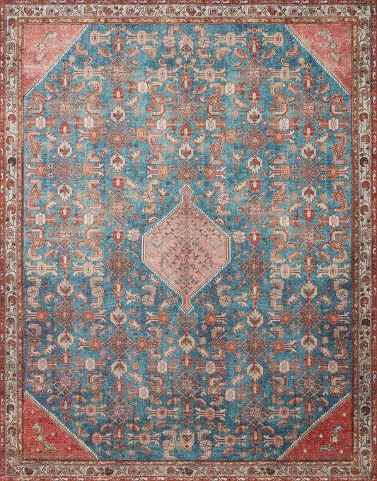 Loloi - Layla Marine / Clay 3-6in x 5-6in Accent Rug - LAYLLAY-10NNCG3656 veiw 1