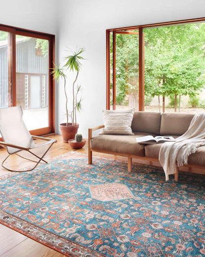 Loloi - Layla Marine / Clay 3-6in x 5-6in Accent Rug - LAYLLAY-10NNCG3656 veiw 2