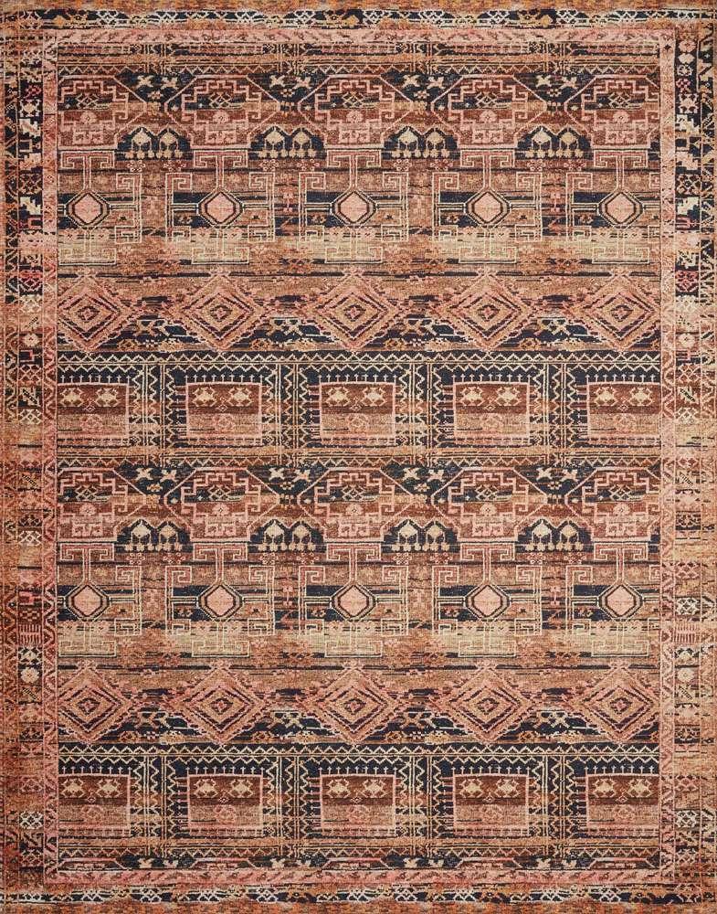 Loloi - Layla Mocha / Blush 3-6in x 5-6in Accent Rug - LAYLLAY-14MCBH3656 veiw 1