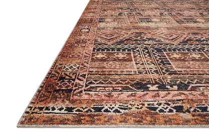 Loloi - Layla Mocha / Blush 7-6in x 9-6in Area Rug - LAYLLAY-14MCBH7696 veiw 3