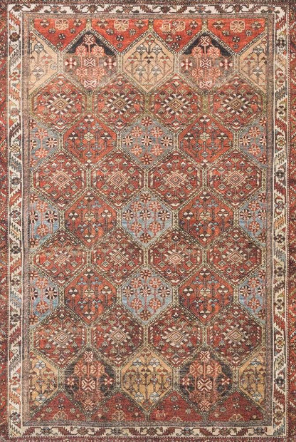 Loloi - Loren Spice / Multi 2-3in x 3-9in Accent Rug - LORELQ-16SQML2339 veiw 1