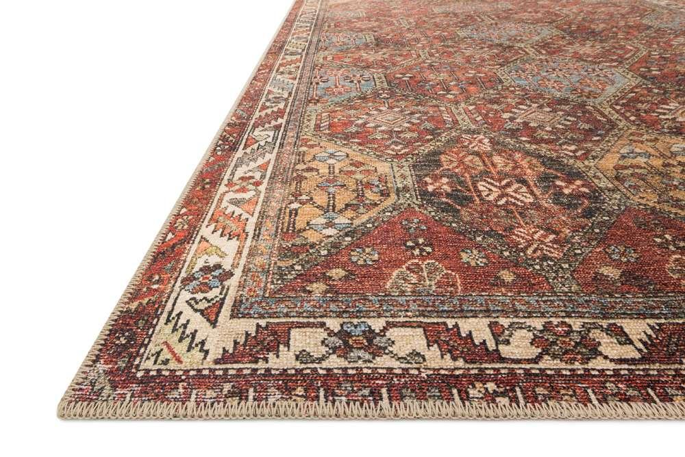 Loloi - Loren Spice / Multi 2-3in x 3-9in Accent Rug - LORELQ-16SQML2339 veiw 3