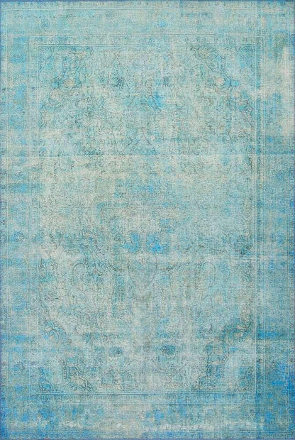 Loloi - Loren Aqua 18in x 18in Sample Rug - LORELQ-08AQ00160S veiw 1