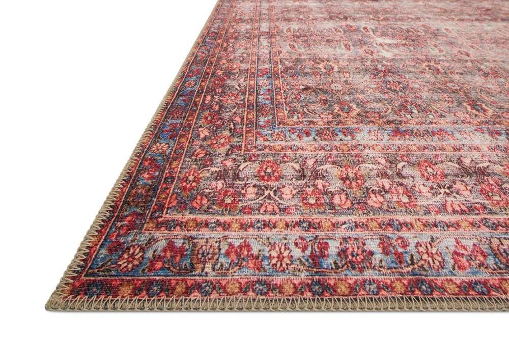 Loloi - Loren Eggplant / Crimson 18in x 18in Sample Rug - LORELQ-05EGCS160S veiw 3