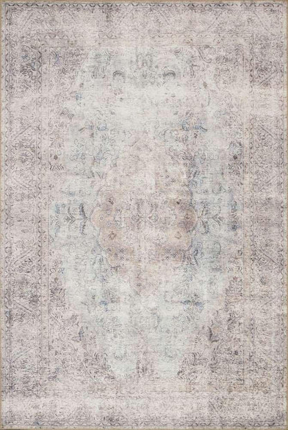 Loloi - Loren Silver / Slate 18in x 18in Sample Rug - LORELQ-04SISL160S veiw 1