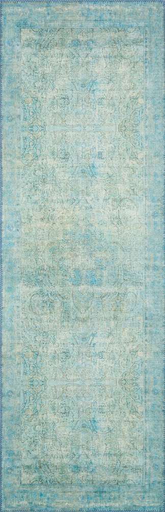 Loloi - Loren Aqua 2-6in x 7-6in Runner Rug - LORELQ-08AQ002676 veiw 1