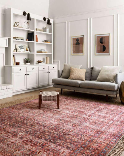 Loloi - Loren Eggplant / Crimson 3-6in x 5-6in Accent Rug - LORELQ-05EGCS3656 veiw 2