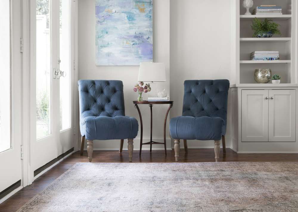 Loloi - Loren Silver / Slate 5-0in x 7-6in Area Rug - LORELQ-04SISL5076 veiw 4