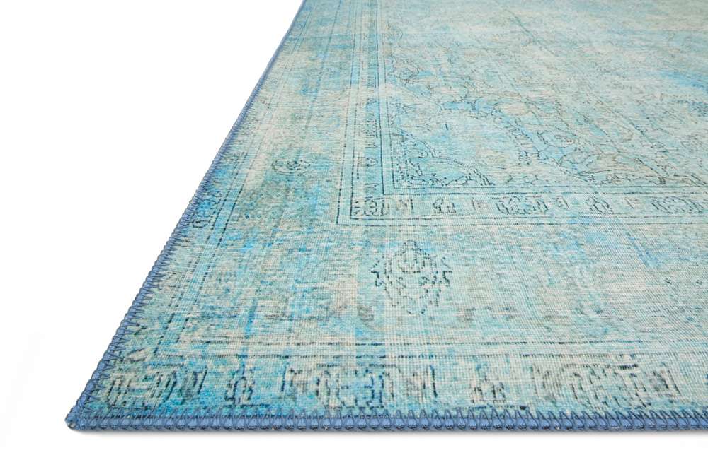 Loloi - Loren Aqua 7-6in x 9-6in Area Rug - LORELQ-08AQ007696 veiw 3