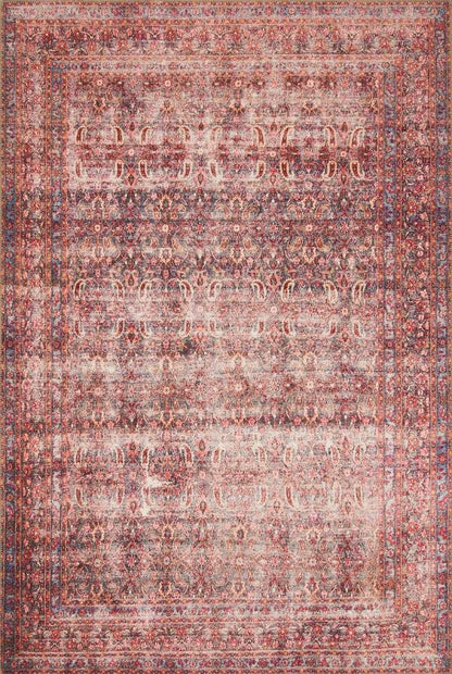 Loloi - Loren Eggplant / Crimson 8-4in x 11-6in Area Rug - LORELQ-05EGCS84B6 veiw 1