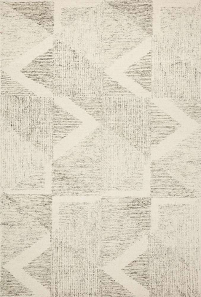 Loloi - Milo Lt Grey / Granite 18in x 18in Sample Rug - MILOMLO-06LCGN160S veiw 1
