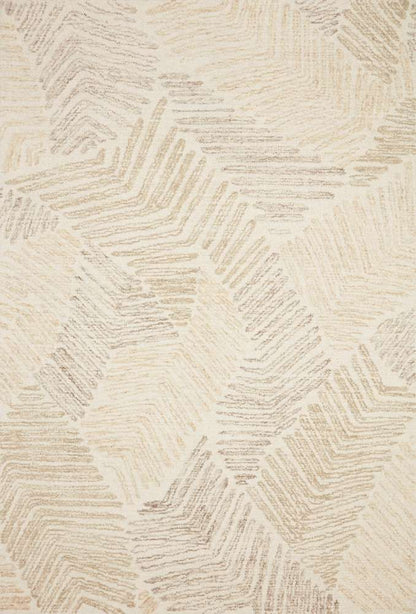 Loloi - Milo Olive / Natural 18in x 18in Sample Rug - MILOMLO-05OLNA160S veiw 1
