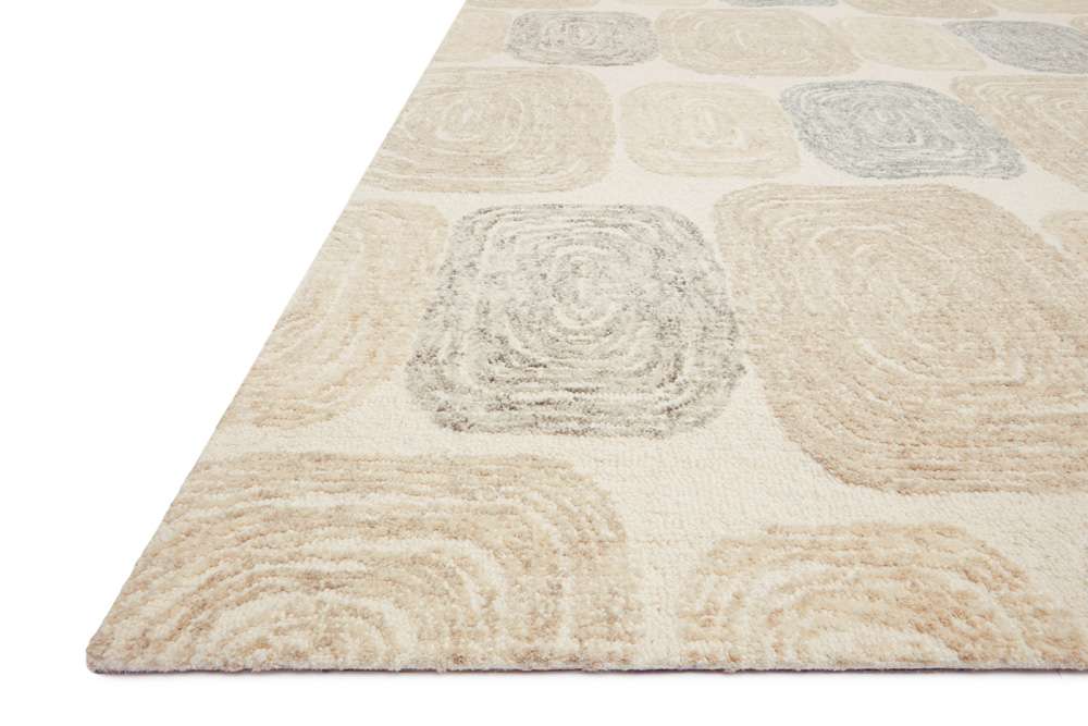 Loloi - Milo Teal / Neutral 18in x 18in Sample Rug - MILOMLO-01TENE160S veiw 2