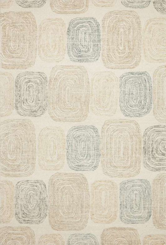 Loloi - Milo Teal / Neutral 2-3in x 3-9in Accent Rug - MILOMLO-01TENE2339 veiw 1