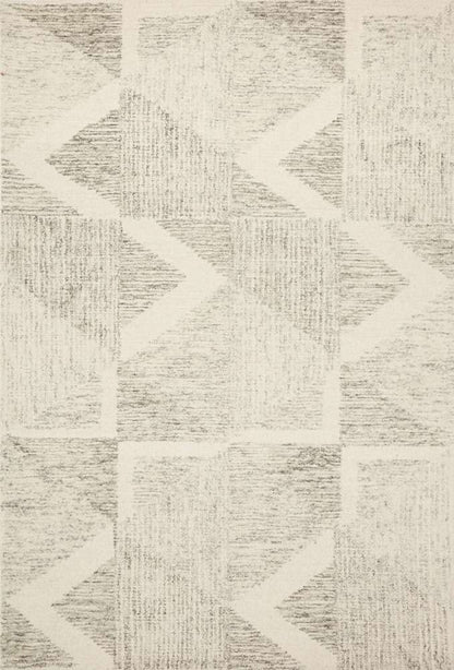 Loloi - Milo Lt Grey / Granite 3-6in x 5-6in Accent Rug - MILOMLO-06LCGN3656 veiw 1