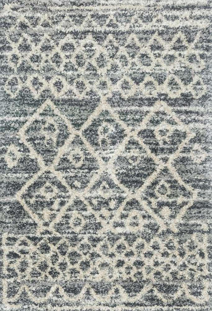 Loloi - Quincy Graphite / Beige 5-3in x 7-6in Area Rug - QNCYQC-02GTBE5376 veiw 1