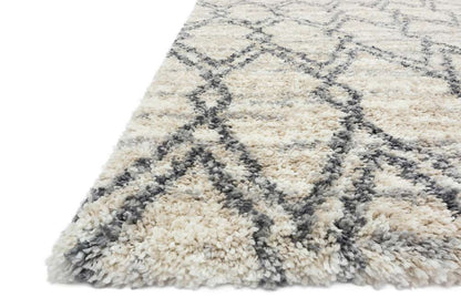 Loloi - Quincy Sand / Graphite 5-3in x 7-6in Area Rug - QNCYQC-04SAGT5376 veiw 2