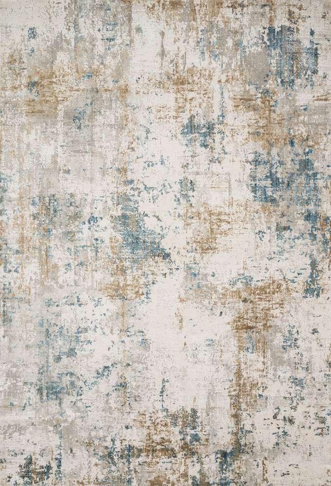 Loloi - Sienne Ivory / Gold 5-3in x 7-8in Area Rug - SIENSIE-04IVGO5378 veiw 1