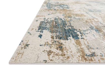 Loloi - Sienne Ivory / Gold 5-3in x 7-8in Area Rug - SIENSIE-04IVGO5378 veiw 2