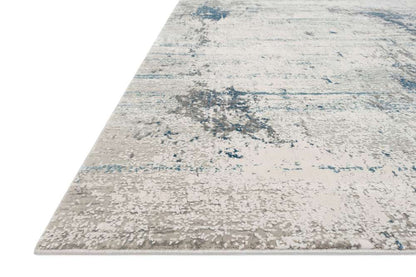 Loloi - Sienne Ivory / Ocean 6-7in x 9-2in Area Rug - SIENSIE-02IVOC6792 veiw 2