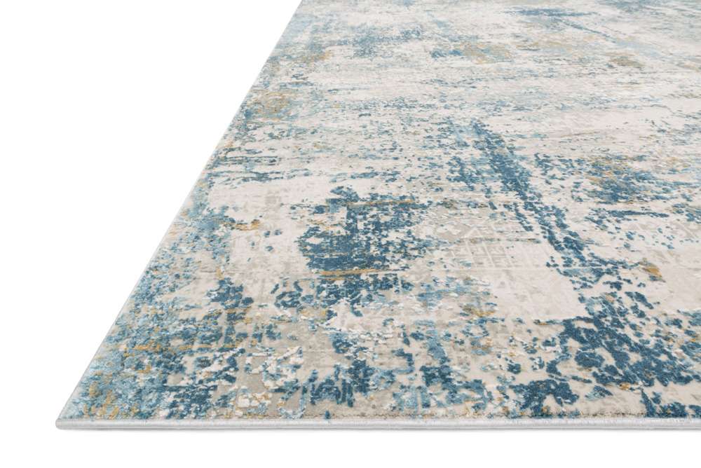 Loloi - Sienne Grey / Blue 7-10in x 10-10in Area Rug - SIENSIE-06GYBB7AAA veiw 2