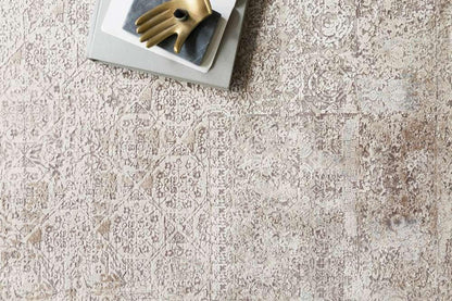Loloi - Sienne Ivory / Pebble 7-10in x 10-10in Area Rug - SIENSIE-01IVPP7AAA veiw 3