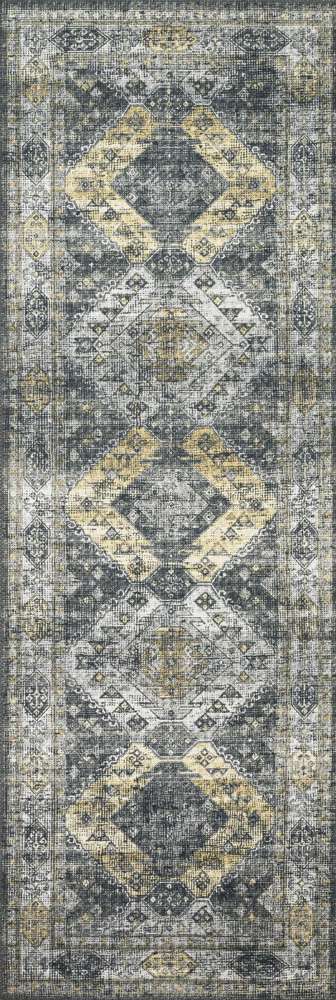 Loloi - Skye Graphite / Silver 2-6in x 12-0in Runner Rug - SKYESKY-09GTSI26C0 veiw 1