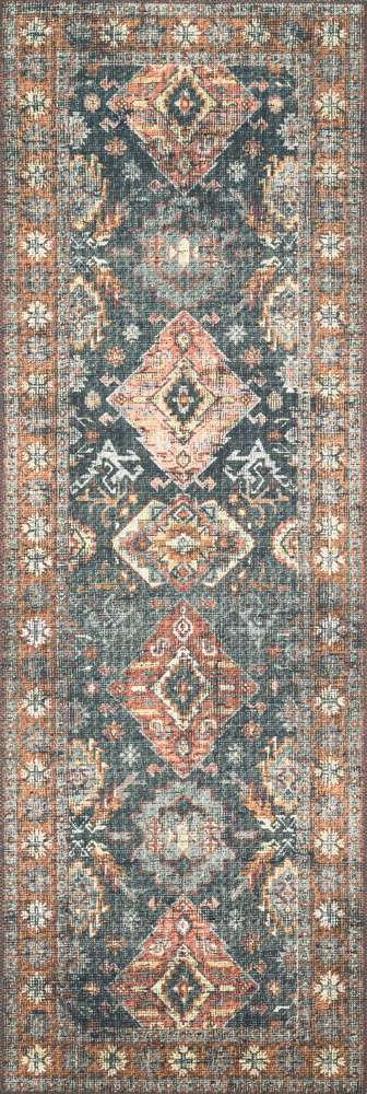 Loloi - Skye Sea / Rust 2-6in x 12-0in Runner Rug - SKYESKY-10SURU26C0 veiw 1