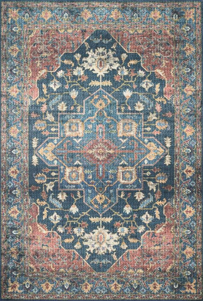 Loloi - Skye Denim / Brick 6-0in x 9-0in Area Rug - SKYESKY-08DEBK6090 veiw 1