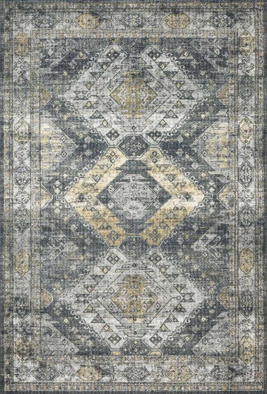 Loloi - Skye Graphite / Silver 7-6in x 9-6in Area Rug - SKYESKY-09GTSI7696 veiw 1