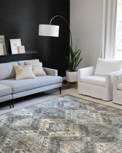 Loloi - Skye Graphite / Silver 9-0in x 12-0in Area Rug - SKYESKY-09GTSI90C0 veiw 2