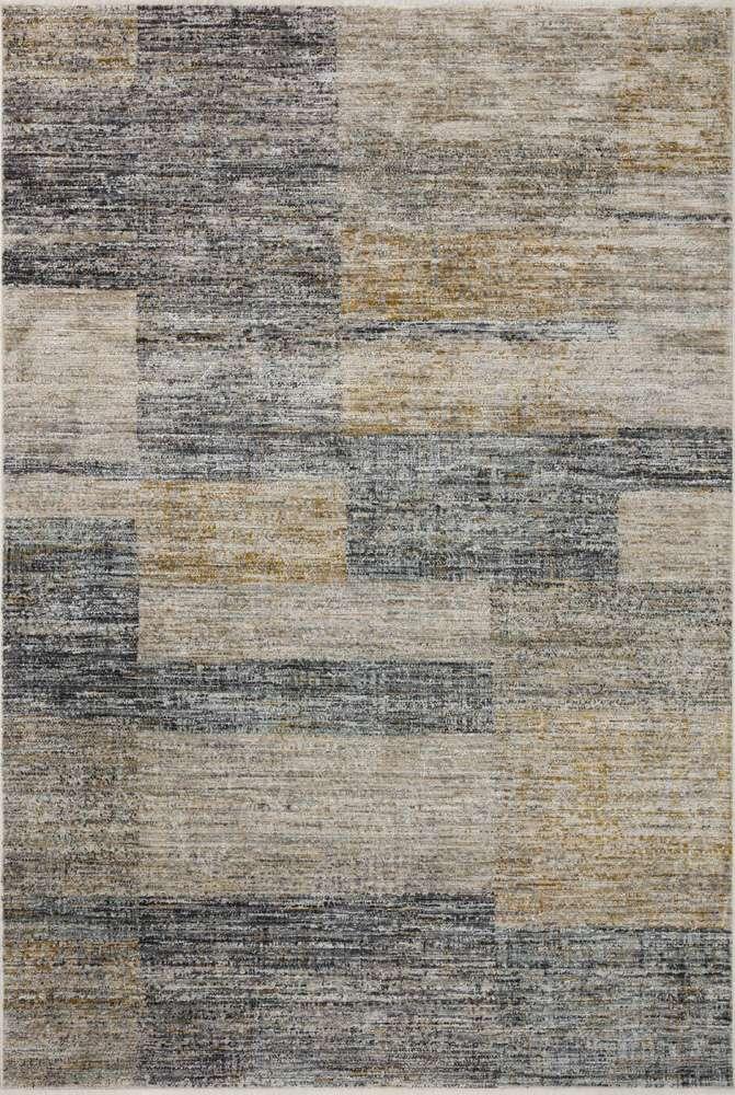 Loloi - Soho Grey / Gold 2-7in x 14 Runner Rug - SOHOSOH-08GYGO27E0 veiw 1