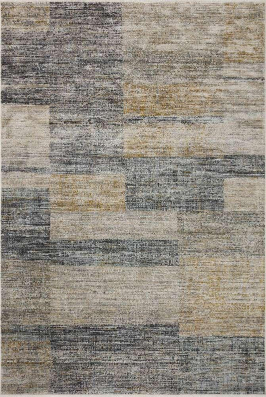Loloi - Soho Grey / Gold 2-7in x 14 Runner Rug - SOHOSOH-08GYGO27E0 veiw 1