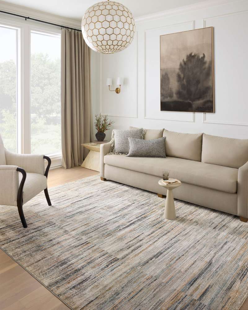 Loloi - Soho Multi / Dove 7-10in x 10 Area Rug - SOHOSOH-07MLDV7AA0 veiw 2