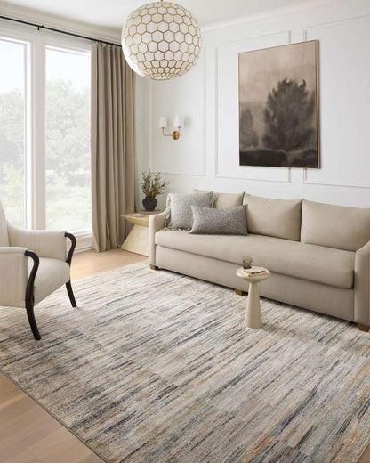 Loloi - Soho Multi / Dove 7-10in x 10 Area Rug - SOHOSOH-07MLDV7AA0 veiw 2