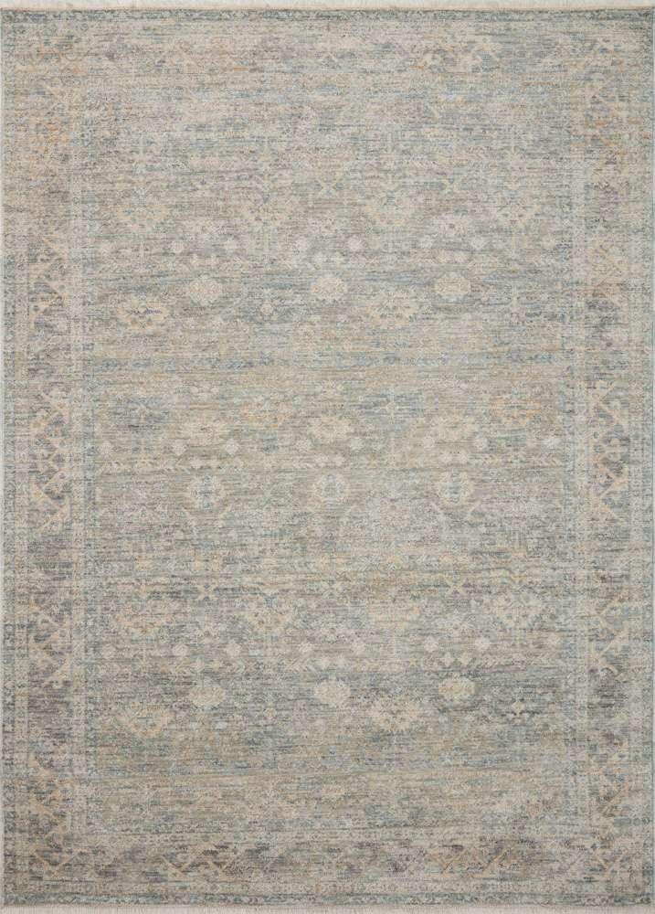 Angela Rose x Loloi - Blake Sky / Beige 11-6in x 15-7in Area Rug - BLAKBLA-01SCBEB6F7 veiw 1