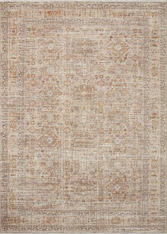Angela Rose x Loloi - Blake Oatmeal / Spice 18in x 18in Sample Rug - BLAKBLA-06OTSQ160S veiw 1