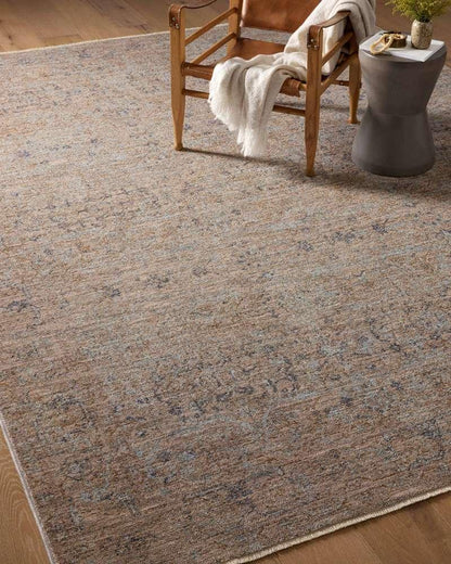 Angela Rose x Loloi - Blake Taupe / Blue 18in x 18in Sample Rug - BLAKBLA-03TABB160S veiw 3