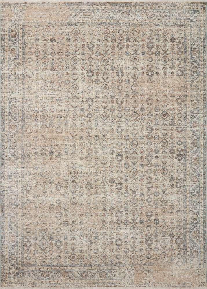 Angela Rose x Loloi - Blake Beige / Denim 2-0in x 3-0in Accent Rug - BLAKBLA-04BEDE2030 veiw 1