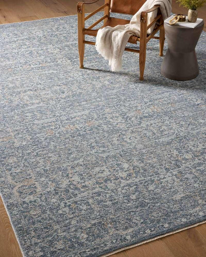 Angela Rose x Loloi - Blake Denim / Taupe 2-0in x 3-0in Accent Rug - BLAKBLA-03DETA2030 veiw 4