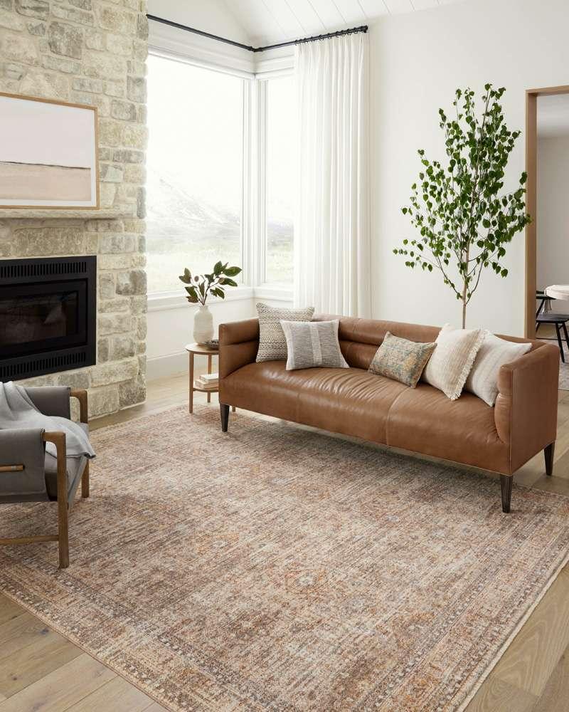 Angela Rose x Loloi - Blake Oatmeal / Spice 2-0in x 3-0in Accent Rug - BLAKBLA-06OTSQ2030 veiw 3