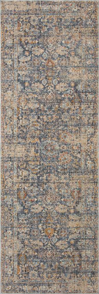 Angela Rose x Loloi - Blake Navy / Multi 2-7in x 10-0in Runner Rug - BLAKBLA-07NVML27A0 veiw 1