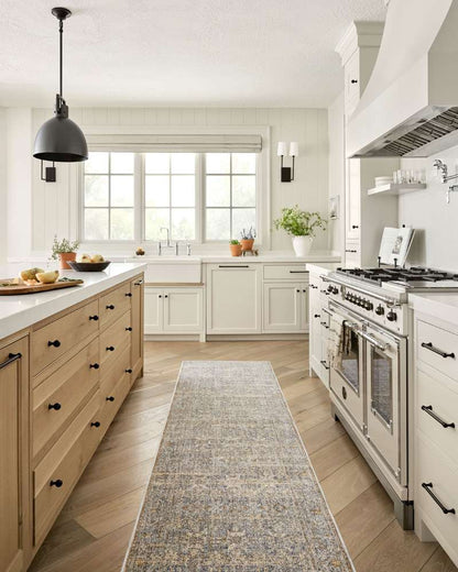 Angela Rose x Loloi - Blake Ocean / Mocha 2-7in x 13 Runner Rug - BLAKBLA-02OCMC27D0 veiw 2