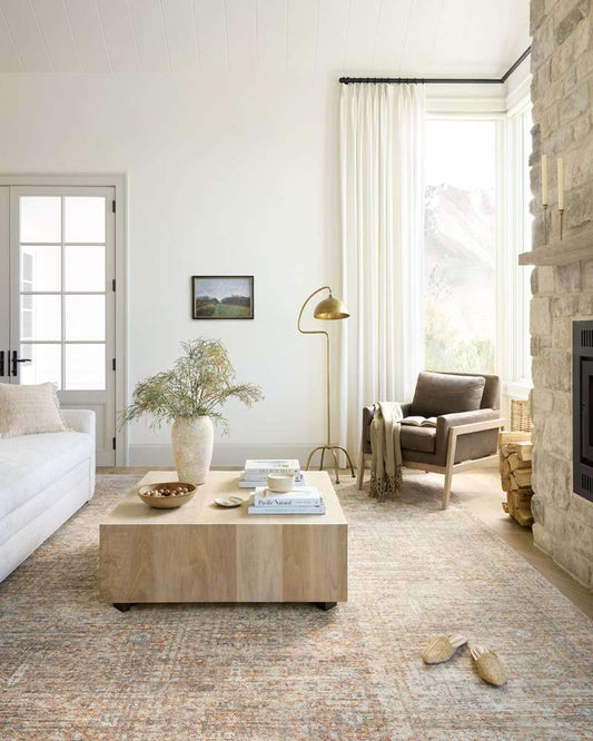 Angela Rose x Loloi - Blake Oatmeal / Spice 4-0in x 5-7in Accent Rug - BLAKBLA-06OTSQ4057 veiw 2